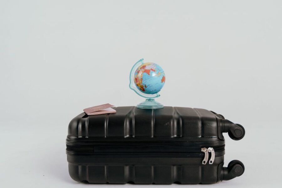 Reiziger met bagage
