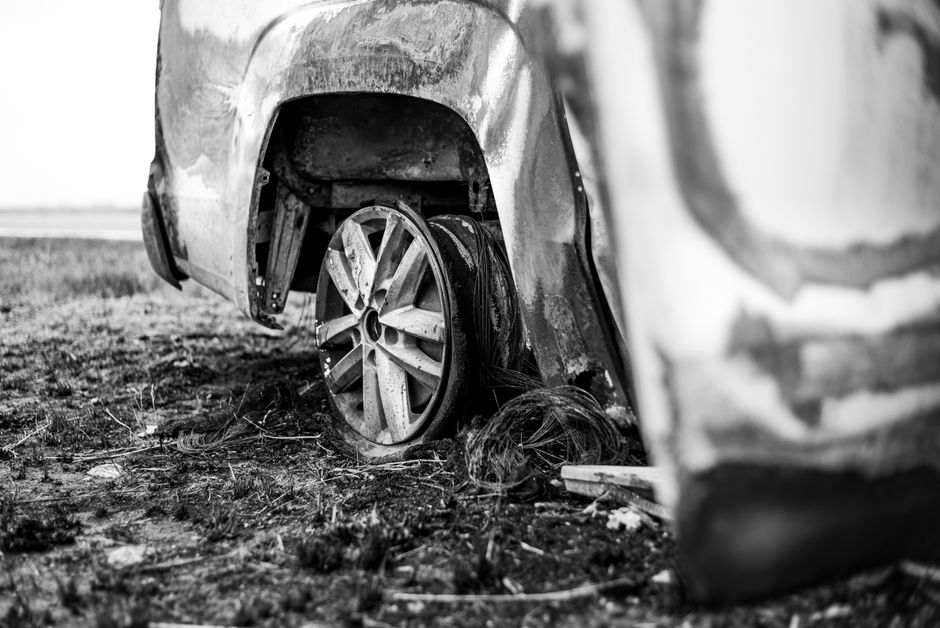 Autoschade aan auto na aanrijding