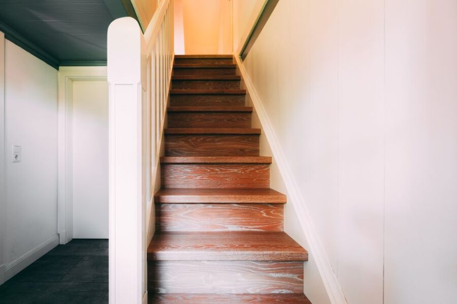 Interieur van een woning tijdens een verbouwing