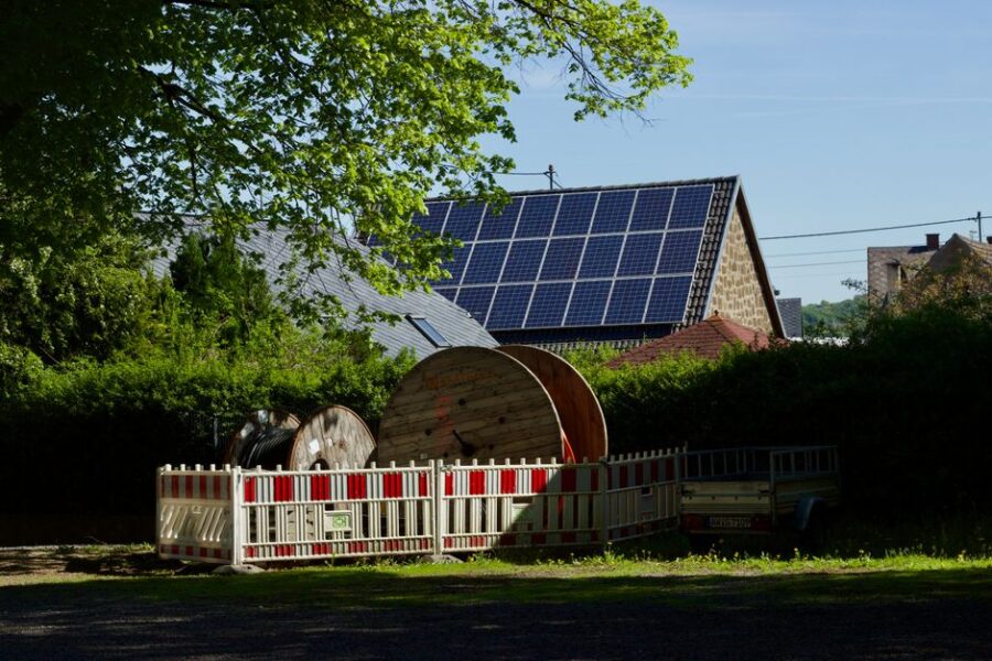Zonnepanelen op een huis